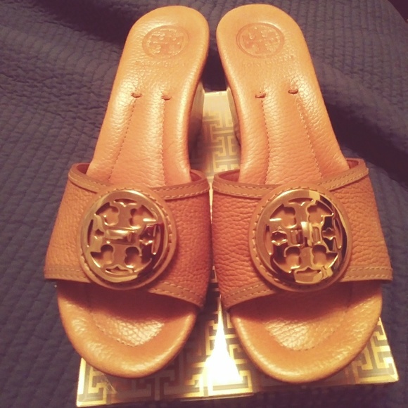 Tory Burch Shoes - Tory Burch Selma Wedge Slides